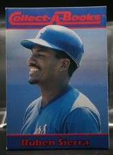 Ruben Sierra (Rangers) - 1990 Collect-A-Books 