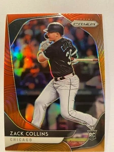 2020 Panini Prizm Baseball Red-Orange Hot-Box Prizm #233 Zack Collin RC Whitesox - Picture 1 of 1