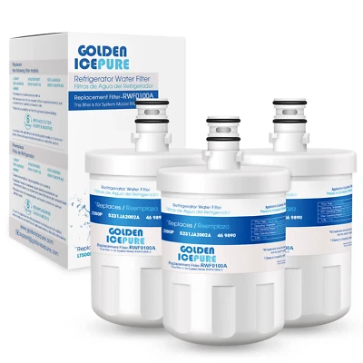 Fit For LG LT500P 5231JA2002 ADQ72910901 Refrigerator Water Filter 3 Pack - Image 1 of 4