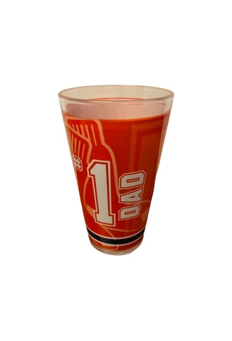 Red Sox #1 Dad Glass Pint Tumbler Cover