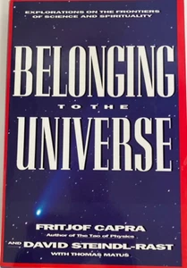 Belonging To The Universe. 1991. First Edition. Fritjof Capra. Harper, San Franc - Imagen 1 de 3