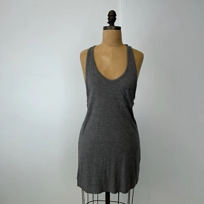Vestido Alexander Wang Mujer Pequeño Mini Sin Mangas Escote Profundo Espalda Corredora Núcleo T Foto 1 de 4