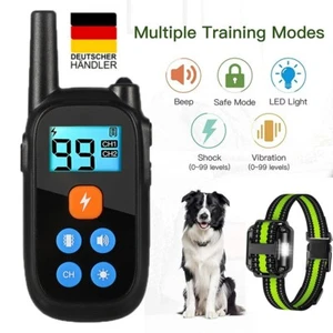 Elektroschock Pet Dog Training E-Halsband Anti-Bark Obedience Stromschlag 800M - Bild 1 von 14