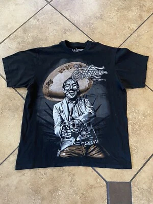 Camisa Cholo Mexicana Vintage Mafioso Hace Historia El Negrito Y2k Foto 1 de 3