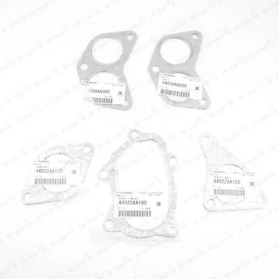 NEW GENUINE SUBARU EXHAUST MANIFOLD GASKET KIT UP DOWN PIPE WRX XT STI GT TURBO - Image 1 of 4
