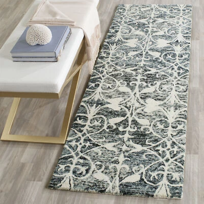 Safavieh Chatham CHARCOAL / IVORY 2'-3" X 7' Runner - CHT765D-27 - Image 1 of 3