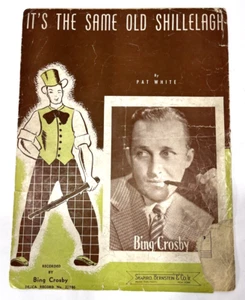 Vintage Sheet Music It's The Same Old Shillelagh Bing Crosby - Picture 1 of 3