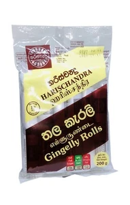Harischandra Gingelly Rolls (Thala Karali) x 04 packs - Picture 1 of 2