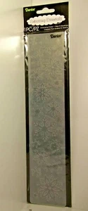 Snowflakes Embossing Folder 2-1/2 x 12 Inches Darice NIP - Picture 1 of 4