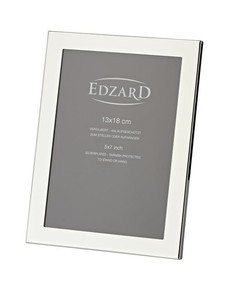 Fotorahmen Prato für Foto 13 x 18 cm, edel versilbert, anlaufgeschützt, mit 2 Au