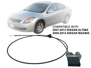 Hood Release Cable for Nissan 2007 - 2013 Altima 2009 - 2014 Maxima 65621JA000 - Picture 1 of 9