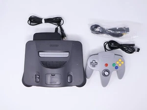 Nintendo N64 Console w/ Cords & Controller Region Free Fully Working US seller - Picture 1 of 10