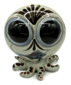Ken Edwards El Palamor Tonala pieuvre mexicaine poterie peinte à la main