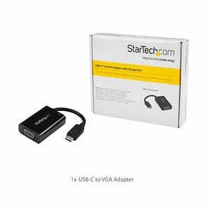 Startech usb-c to vga adapter with charge port - Foto 1 di 1