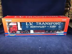 K-53 CORGI 1:50 SCALE DIE CAST TRUCK - CC13227 DAF XF SPACE CAB CURTAINSIDE - Picture 1 of 7