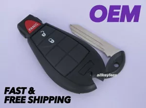 OEM 2014-2023 JEEP CHEROKEE Fobik smart keyless entry remote key fob GQ4-53T - Picture 1 of 3