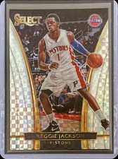Reggie Jackson - 2015-16 Panini Select Basketball - Silver Prizm #239