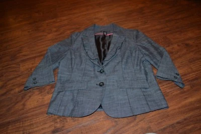 F4- Elena Solano 3/4 Length Sleeve Jacket Size L - Image 1 of 3