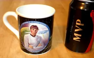 [STAR TREK] "SCIENCE OFFICER - MR. SPOCK", Ceramic Coffee Cup, VINTAGE 1983 yr. - Picture 1 of 11