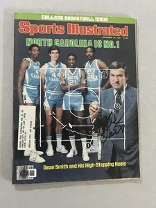 Dean Smith signed autographed Sports Illustrated Magazine 1981 Beckett BAS COA - Picture 1 of 3