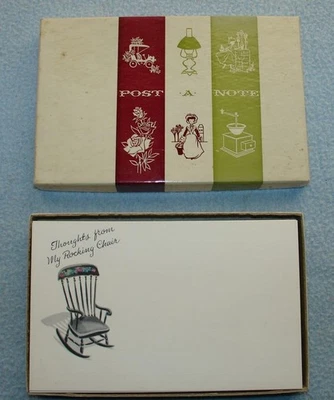 Nuevas 41 CT Vintage Current Inc POST A NOTE 5X3 POSTALES EN BLANCO con Caja 4 Tipos Foto 1 de 4