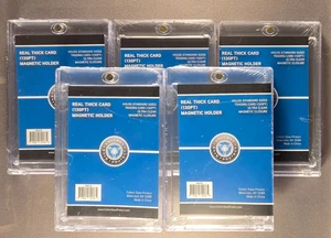 (5x) CSP 130pt Magnetic Card Holders One Touch 130 pt 130 Point Real Thick Card - Picture 1 of 3