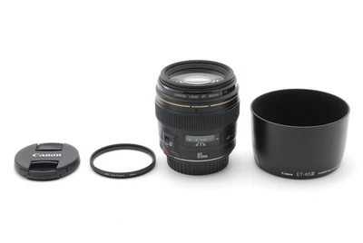 [Almost Unused] Canon EF 85mm f/1.8 USM Portrait AF Lens for EF Mount From JAPAN - Image 1 of 4