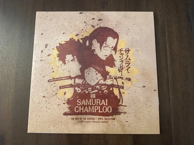 SAMURAI CHAMPLOO THE WAY OF THE SAMURA 3XLP VINYL PURPLE ANIME AMPLE SOUL - Image 1 of 3