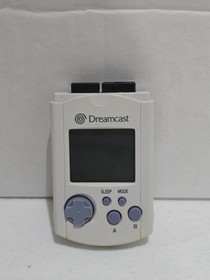Sega Dreamcast VMU (White) TESTED AND WORKING! 
