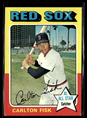 1975 Topps Carlton Fisk EX/MT Set Break #80 - Image 1 of 2