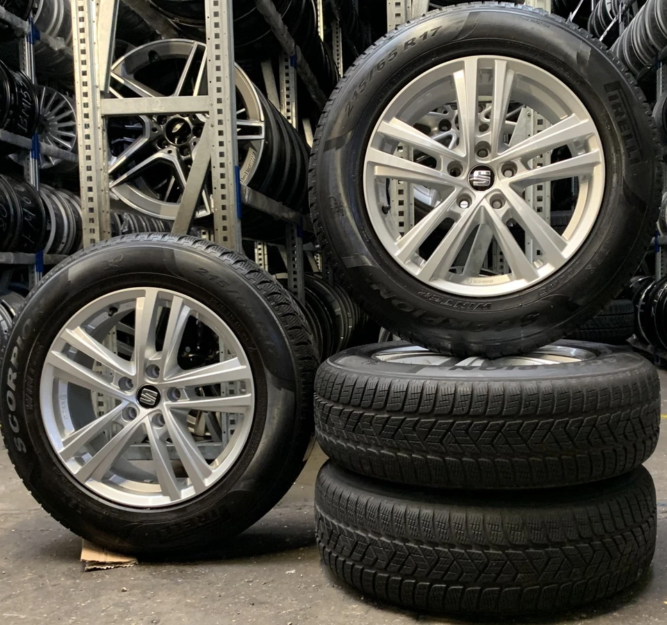 4x SEAT Winterräder 215/65 R17 99H - für Ateca Leon Exeo 2263 - Bild 1 von 3