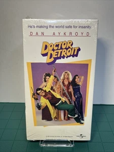 Doctor Detroit  VHS New Sealed 1983 Dan Akroyd Donna Dixon Rare HTF Seal Intact - Picture 1 of 13