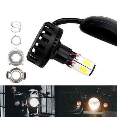 Enhanced Road Visibility 12V Motorcycle Headlight High Beam Low Beam Strobe - Image 1 of 4