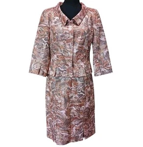 WORTH New York Brocade Lamay 2-Pc Skirt Suit Set - Picture 1 of 15