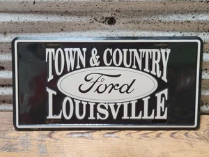 Town & Country Ford Louisville Kentucky Händler Booster Vanity Nummernschild KY - Bild 1 von 2