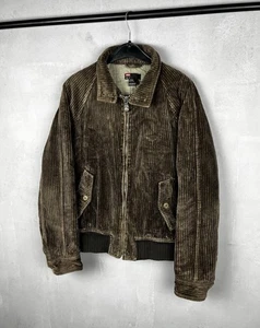 Vintage Diesel Bomber Jacket Corduroy Black Label Mens Size M  - Picture 1 of 24
