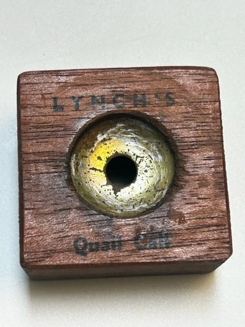 Llamada de codorniz Lynch M - RARA CON 306 Edgewood Blvd.  Birmingham 9 Ala. madera Foto 1 de 4