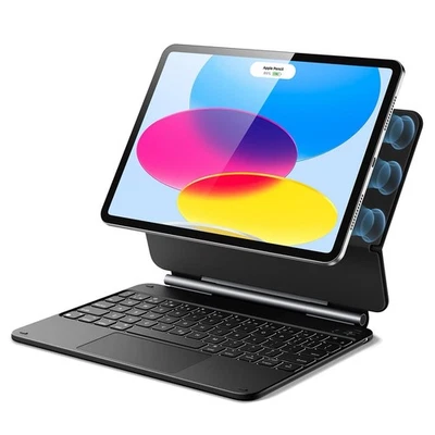 ESR iPad 11th(A16, 2025)/10th Gen Case with Keyboard, Magic Keyboard, Black - image 1 of 2