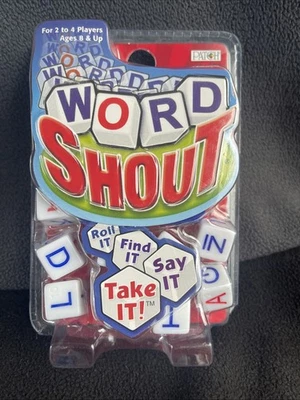 Word Shout Roll It, Find It, Say It, Take It by Playmonster 2010 New Sealed - Image 1 of 3