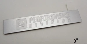 2010 2011 2012 2013 2014 2015 2016 2017 CAMARO "GM PERFORMANCE DIVISION" Emblem - Bild 1 von 1