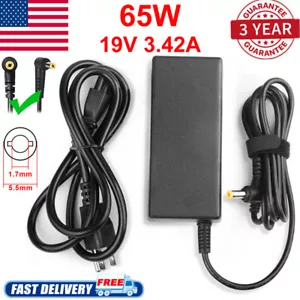 Power AC Adapter Charger 19V 3.42A For Acer TravelMate TM2300 5744 2420 TMB113 - Picture 1 of 12