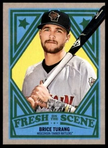 2019 Topps Heritage Minor Fresh on the Scene #FOS-11 Brice Turang - Picture 1 of 1