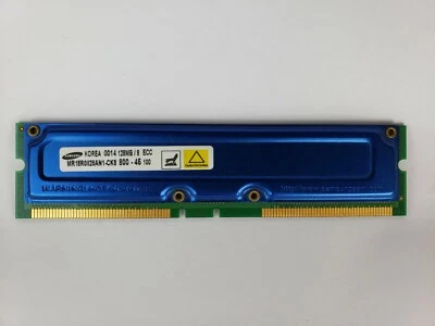 MR18R0828AN1-CK8 Samsung 128MB Rambus ECC PC 800 800Mhz Memory - Image 1 of 2