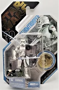 Star Wars 30th Anniversary Concept Stormtrooper Gold Action Figure - SW2 - Picture 1 of 6