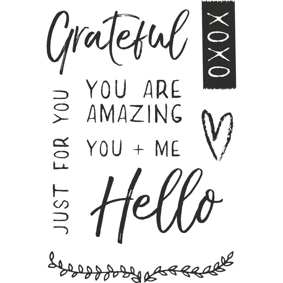 Juego de estampillas de goma transparentes sin montar colección FLEUR Kaisercraft CS325 nuevo Foto 1 de 1