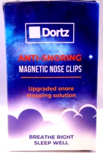 Anti Snoring Nasal Magnetic Nose Clip Stop Snoring Sleep 5 clips w/ travel cases - Picture 1 of 1