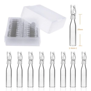 29x5.7mm Micro-Insert Vials,Bevelled Bottom&Plastic Spring,Fit 9-425 Screw Top - Picture 1 of 16