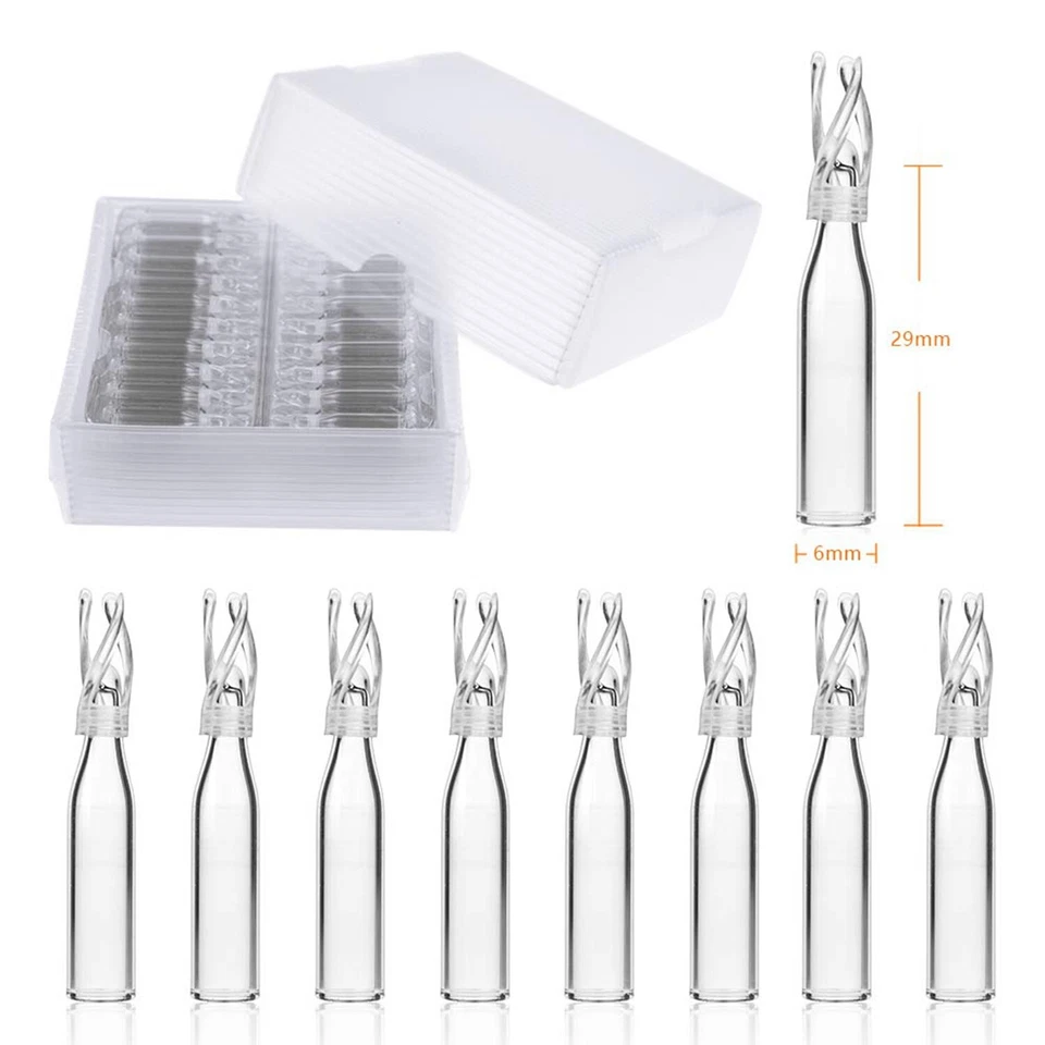 29x5.7mm Micro-Insert Vials,Bevelled Bottom&Plastic Spring,Fit 9-425 Screw Top - Image 1 of 4
