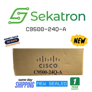 ♻️ New Sealed Cisco C9500-24Q-A Catalyst 9500 24-Port 40G Switch⚡Fast Ship - Picture 1 of 2