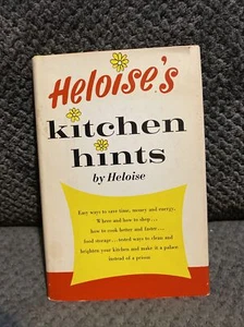 Vintage Book KITCHEN HINTS BY HELOISE - Published 1963 Hardcover Dust Jacket - Foto 1 di 8